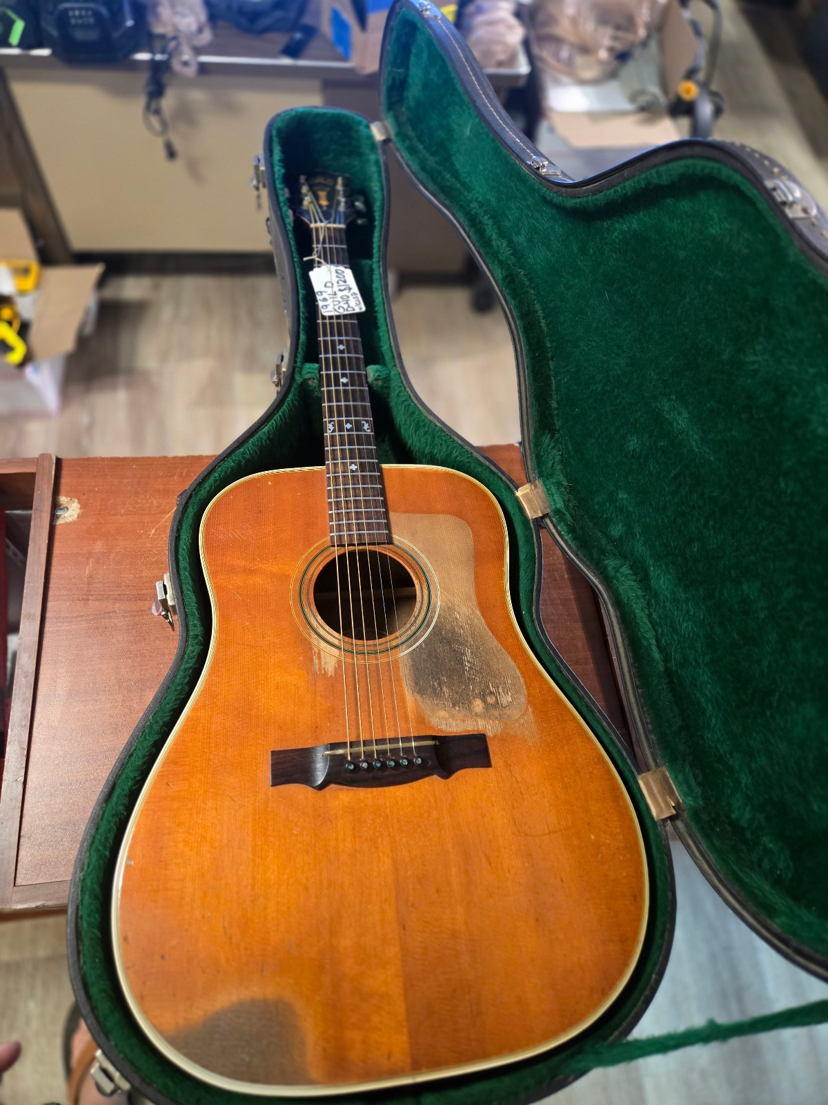 1969 [Vintage USA] Guild D-40 Acoustic Guitar Dreadnought Made in USA NJ