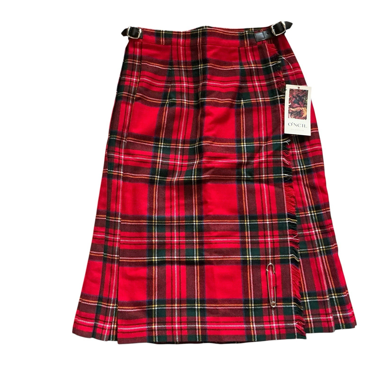OND O\'Neil Of Dublin Royal Stewart Kids Tilt Size 32 (9/10) Red Tartan Plaid