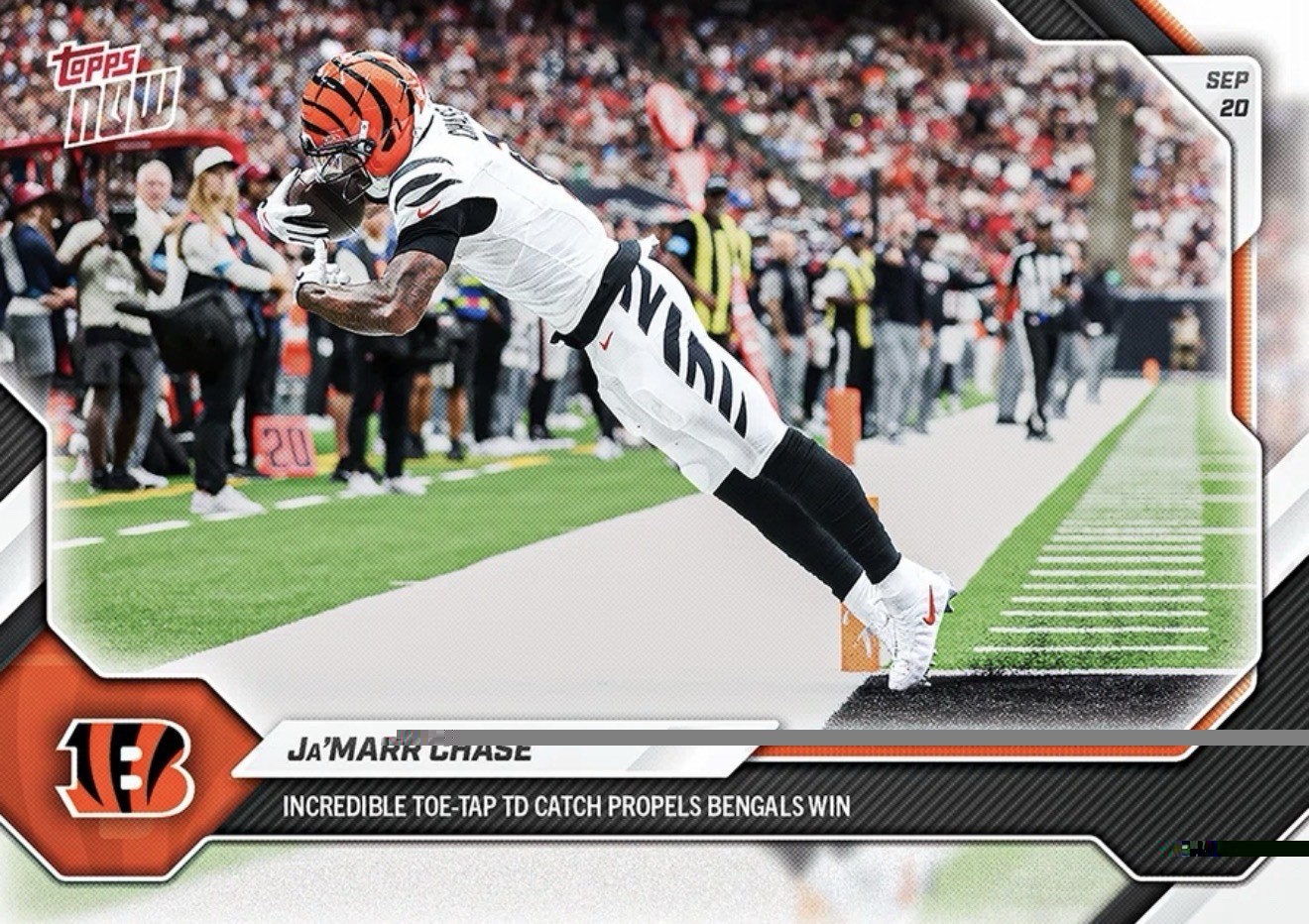 Ja\'Marr Chase - 2026-27 NFL Topps NOW® - Card 20  CINCINNATI BENGALS
