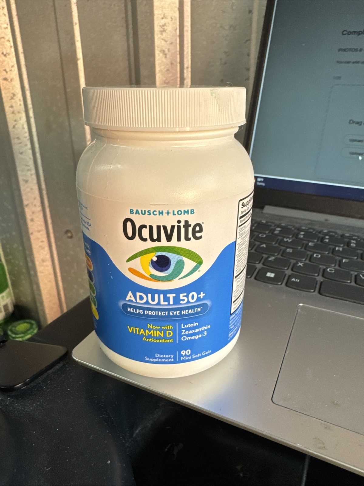 Bausch + Lomb Ocuvite Adult 50 Eye Vitamin & Mineral Supplement - 90 Softgels