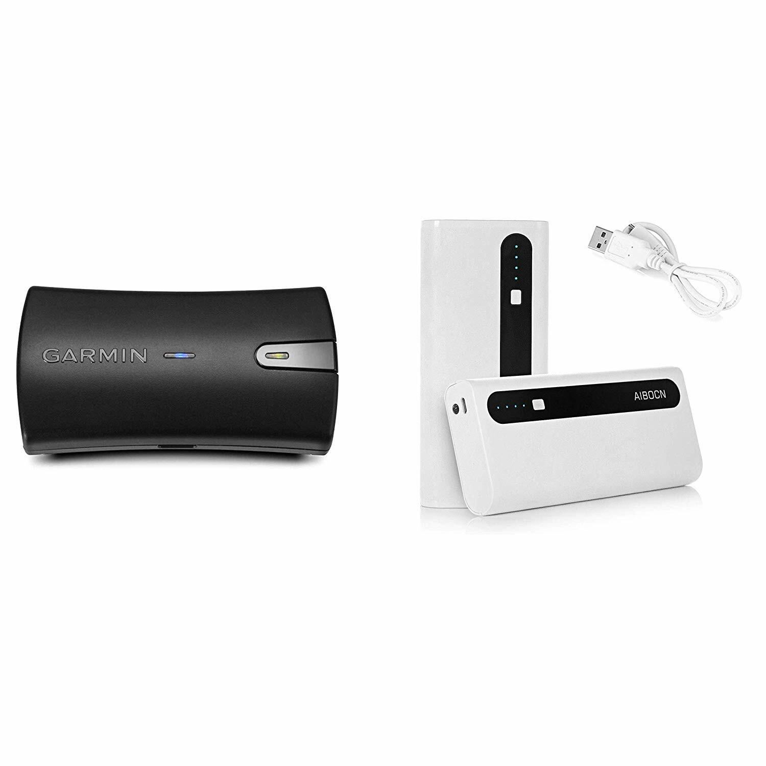 Garmin GLO 2 GPS Bluetooth Receiver Aibocn Battery Pack Bundle 010-02184-01