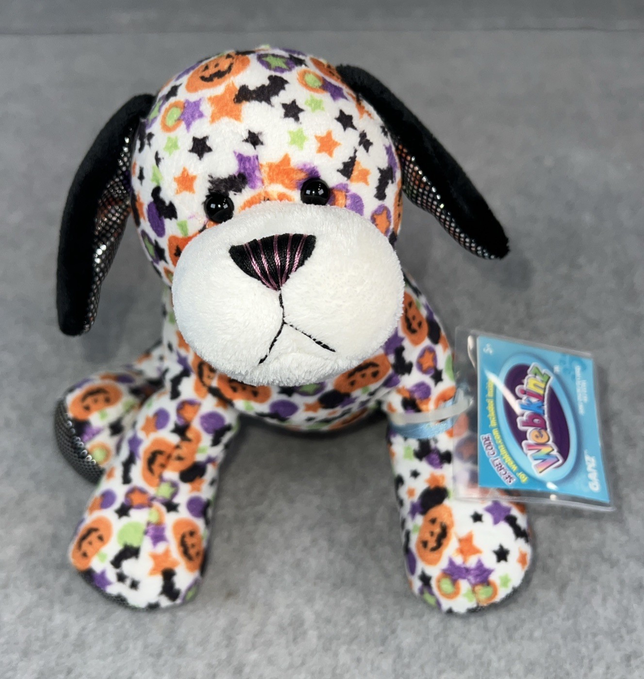 NWT Rare Ganz WEBKINZ SPOOKY PUP Sealed Code Halloween Dog Plush NWT Rare Ganz WEBKINZ SPOOKY PUP Sealed Code Halloween Dog Plush