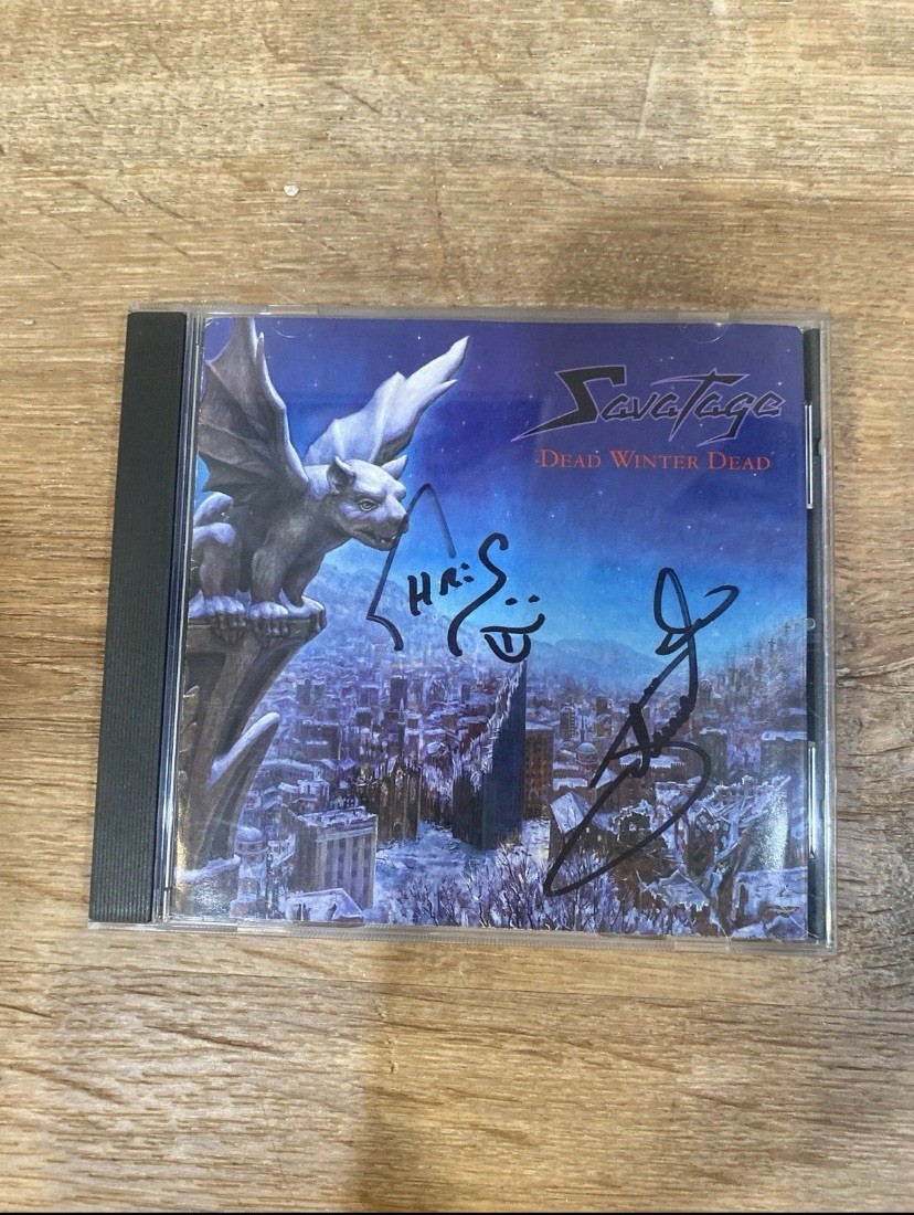 Savatoge Dead Winter Dead Signed Cd Savatoge Dead Winter Dead Signed Cd