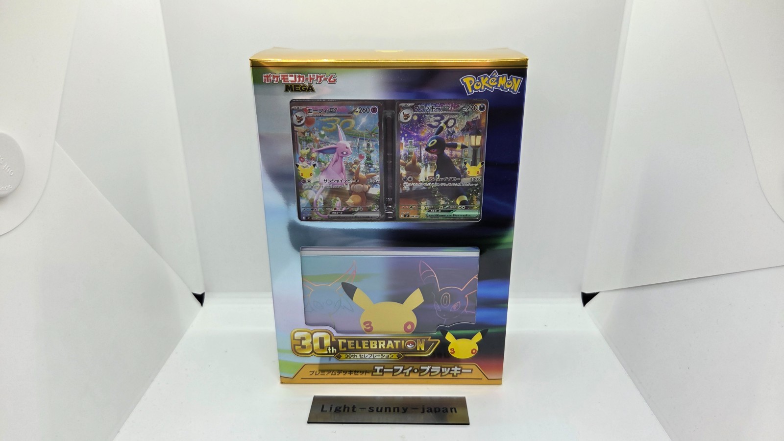 Pokemon MEGA 30th CELEBRATION Premium Deck Set Espeon Umbreon Japanese New