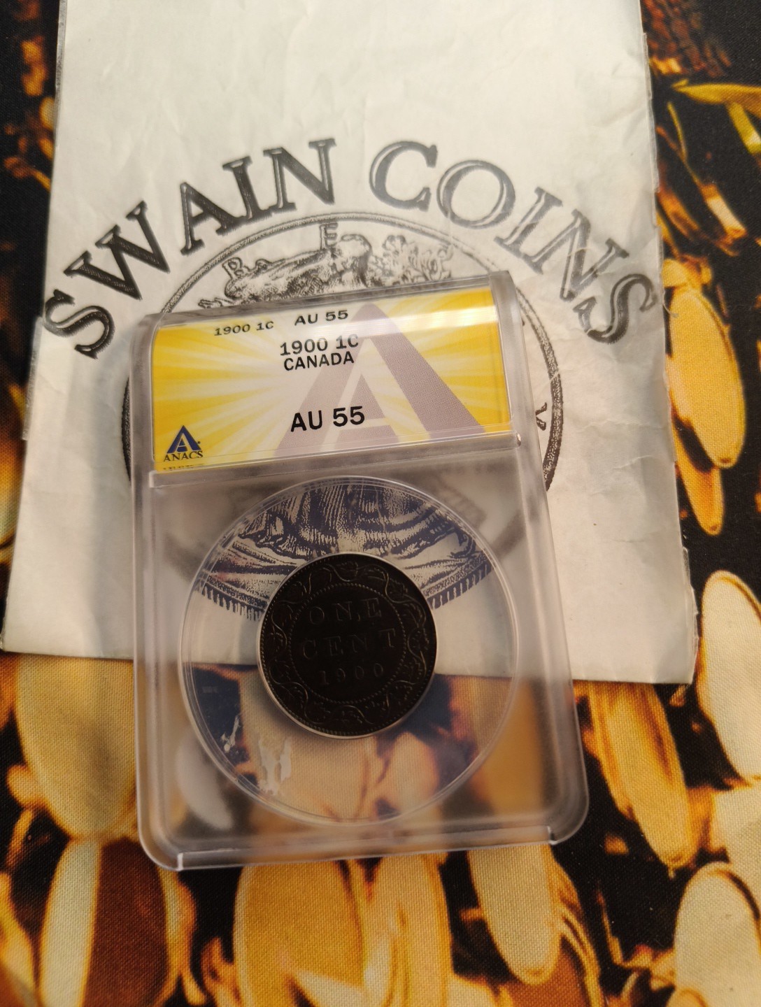 1900 1C CANADA AU55 Anacs E10-183