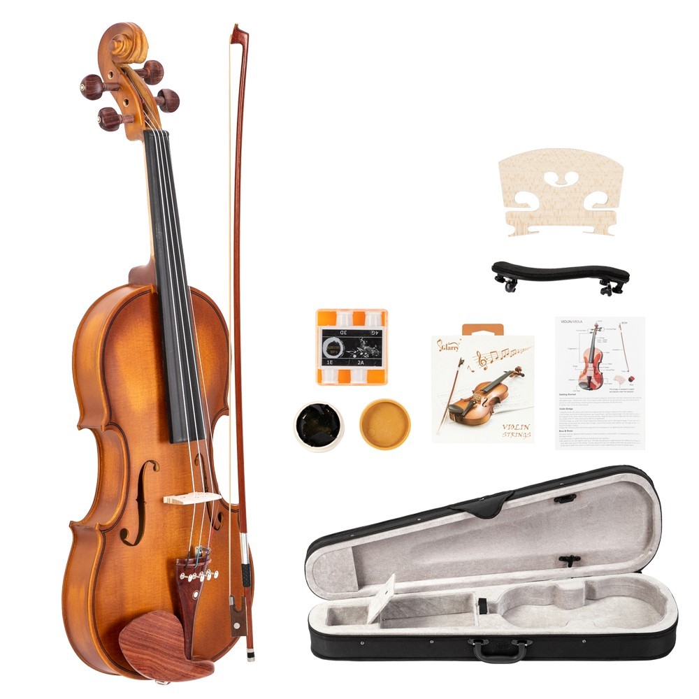 🎄HOLIDAY SALE🎄Acoustic Violin w Softshelled Hard Case, & Wax