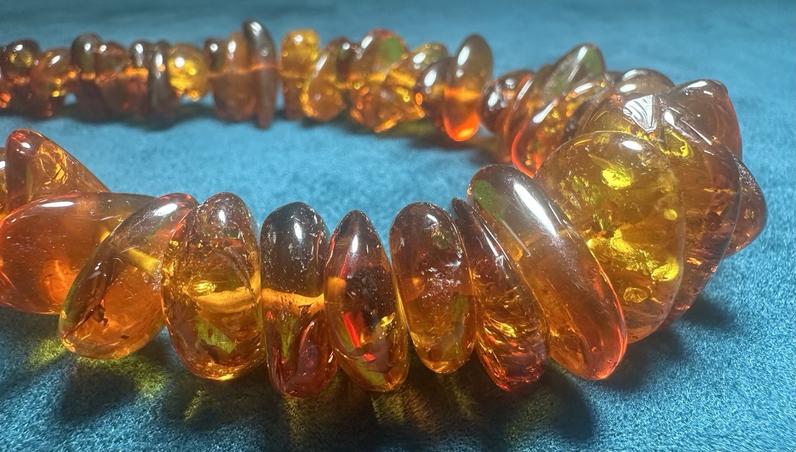 Vintage Amber Necklace 76.7 Grams 22” big