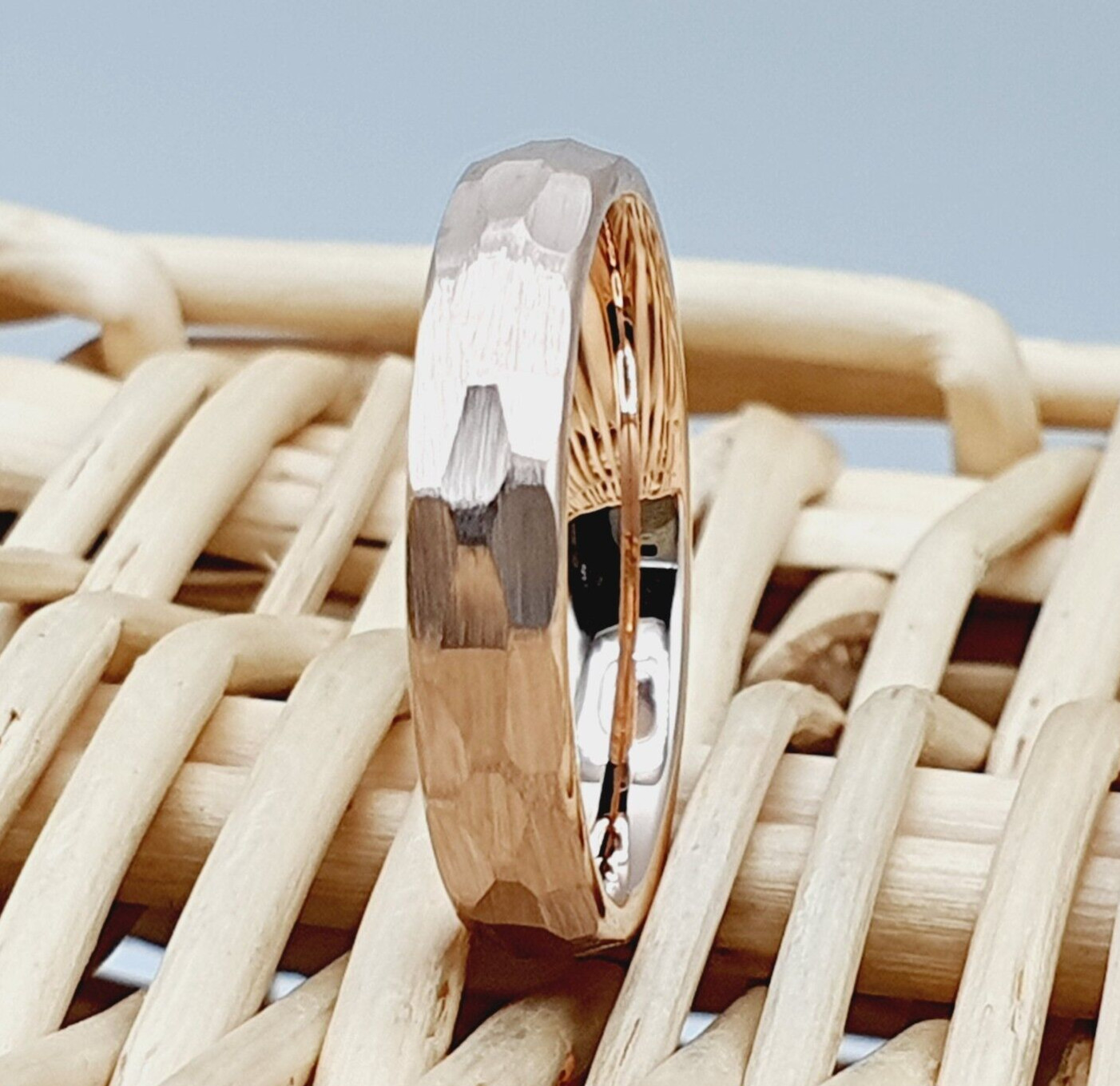 His Her Anniversary Band Engagement Special Gift 4MM Wide Classic Brushed Design