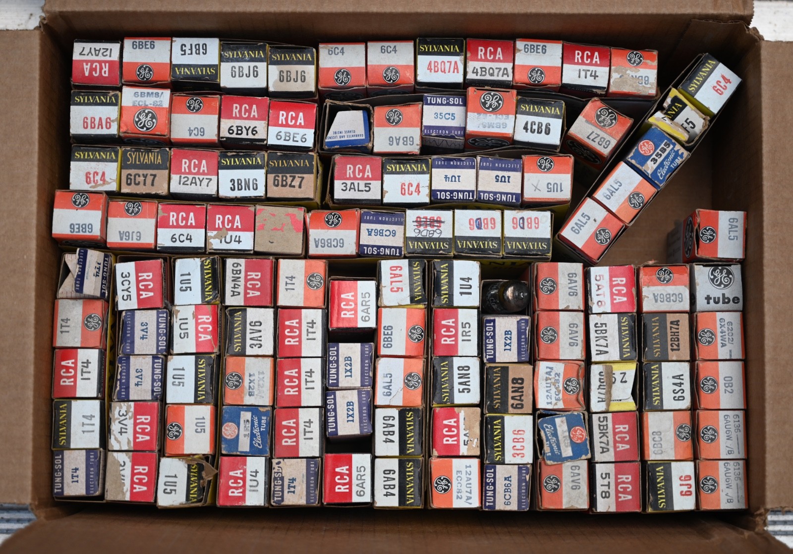 Lot (100+) ASSORTED/MIXED VACUUM TUBES - Untested But Seem To Be New Old Stock