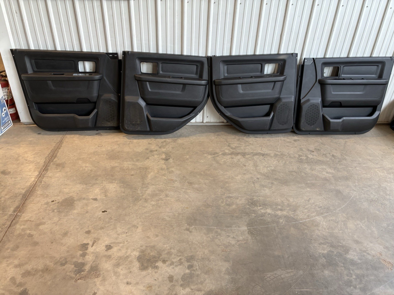 2011-2018 Dodge Ram Front & Rear Door Panel Set 4 Door OEM SLT