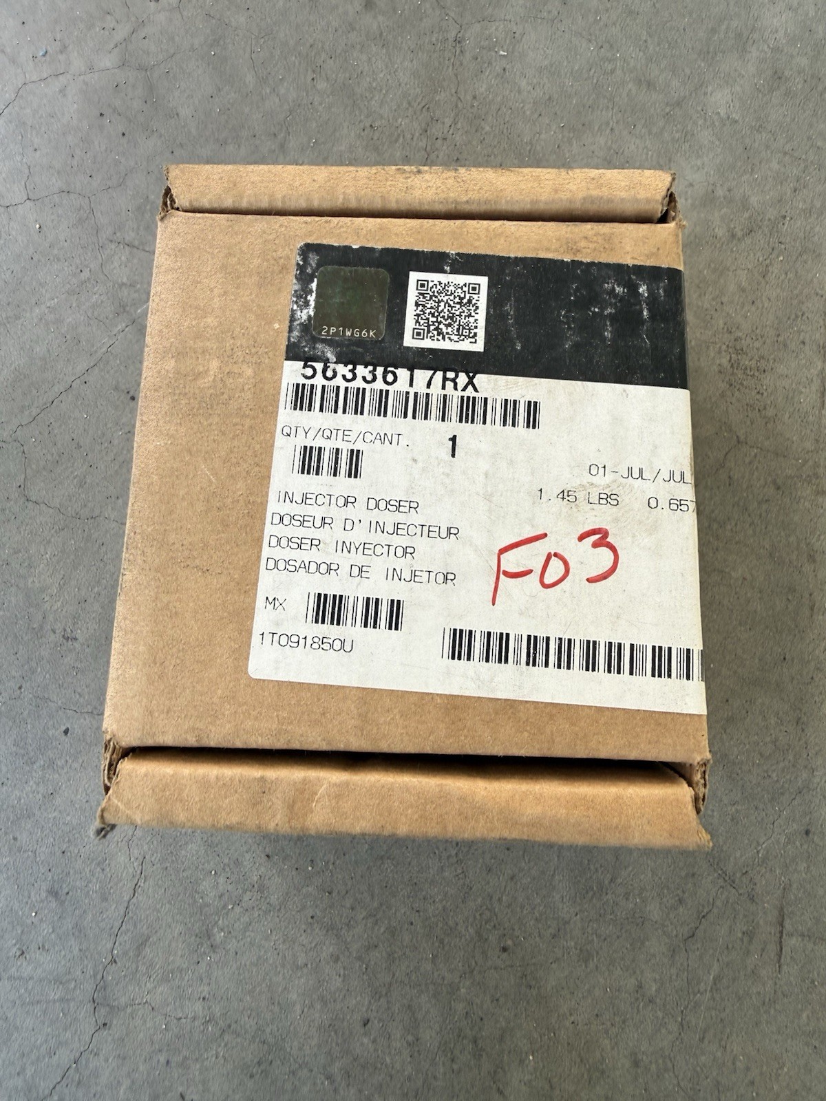 5633617RX    CUMMINS AFTERTREATMENT INJECTOR KIT Genuine Cummins