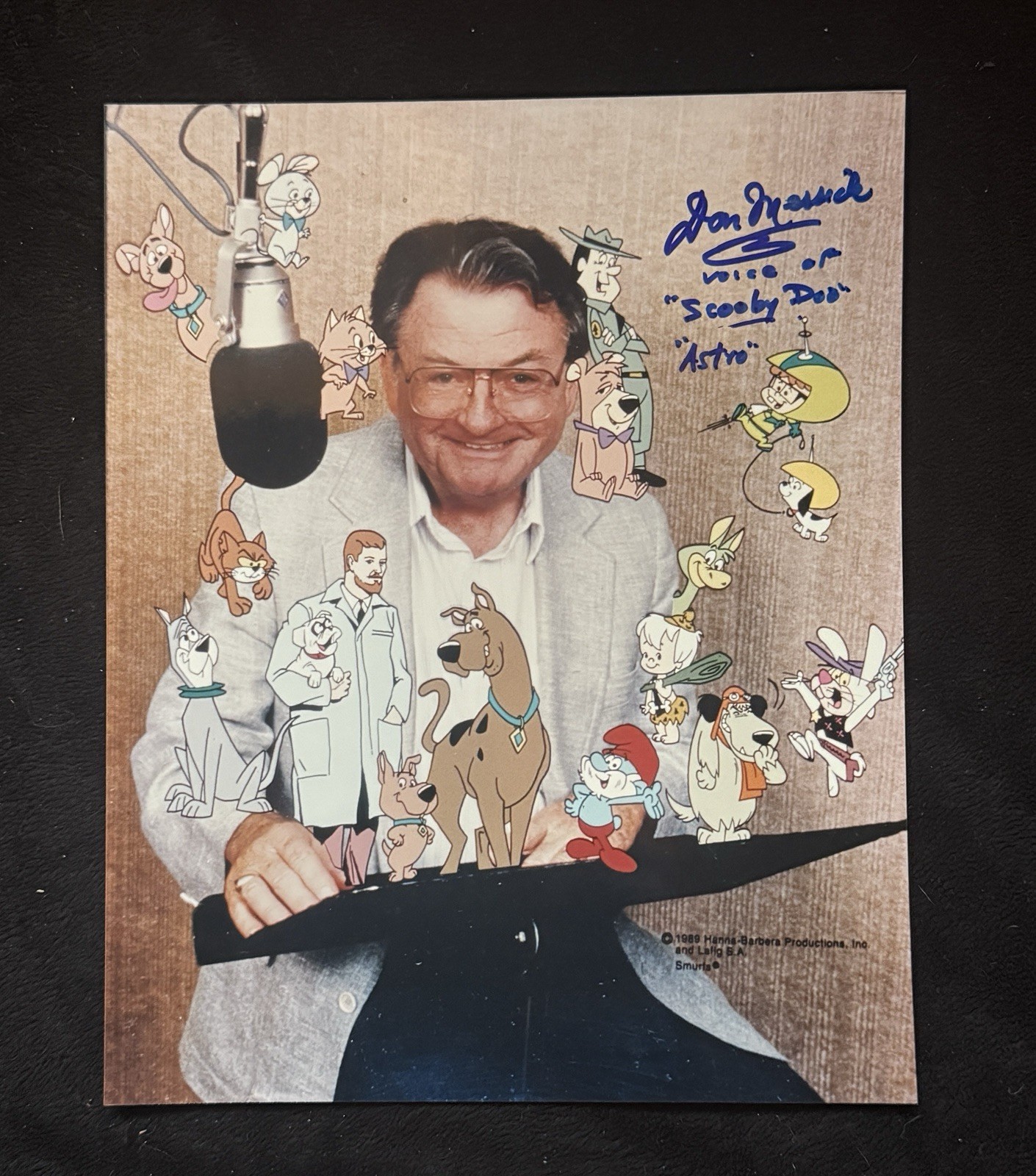 Don Messick Voice of Scooby Doo and Astro in person autograph Don Messick Voice of Scooby Doo and Astro in person autograph