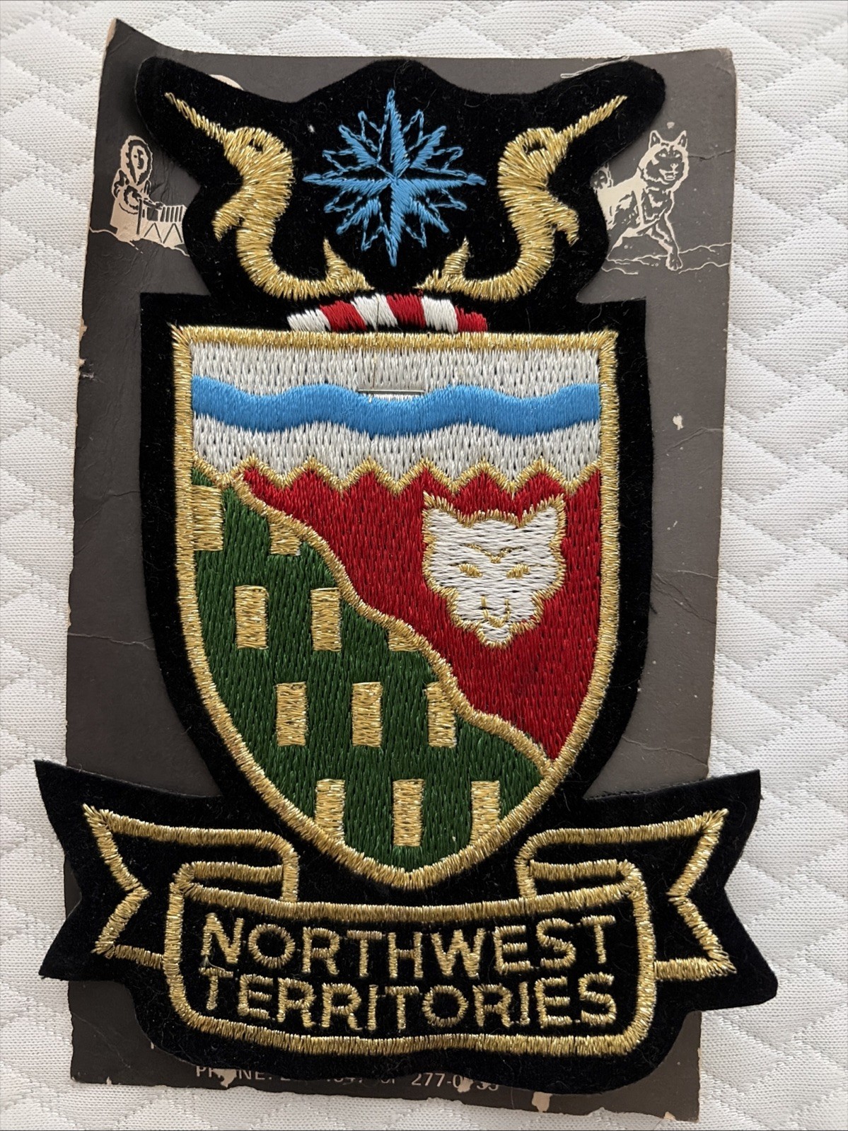 Northwest Territories Sew On Patch NEW 6’ X 4” By Emblems Of The North Northwest Territories Sew On Patch NEW 6’ X 4” By Emblems Of The North