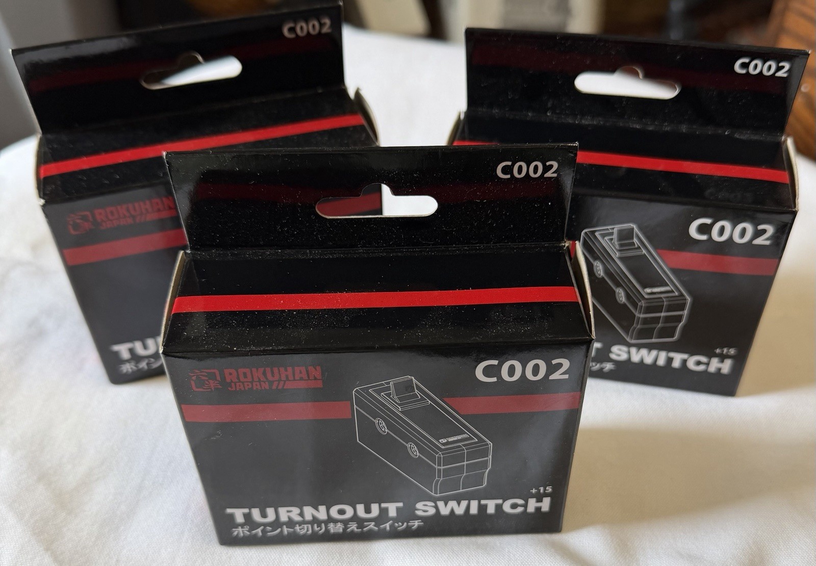 3 New Rokuhan Z Gauge C002 Point Changeover Switch’s 3 New Rokuhan Z Gauge C002 Point Changeover Switch’s