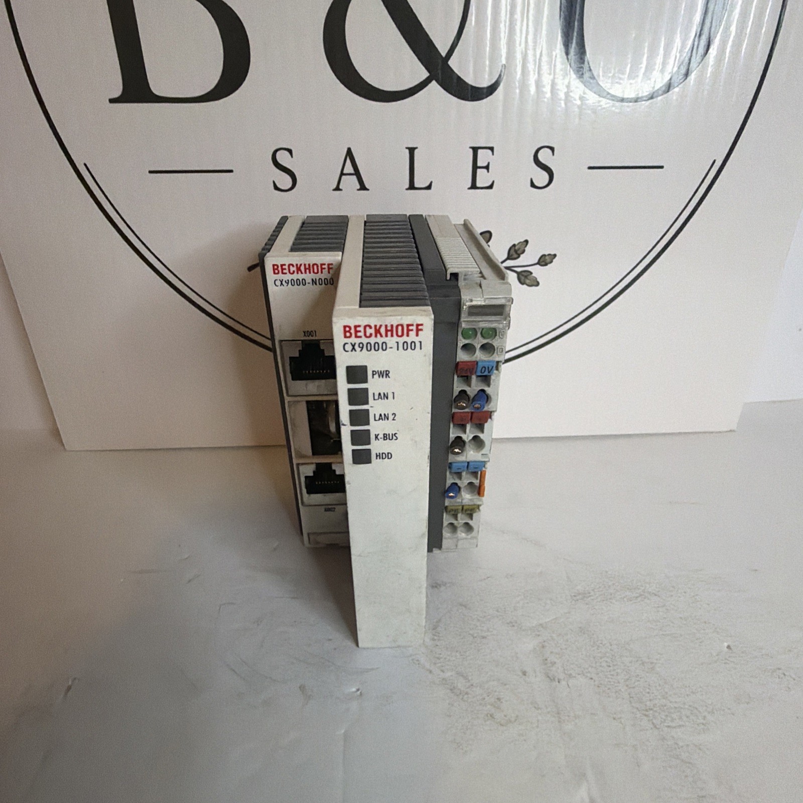 Beckhoff CX9000-1001 CX9000-N000 Embedded PLC Ethernet Controller 24V DC Beckhoff CX9000-1001 CX9000-N000 Embedded PLC Ethernet Controller 24V DC
