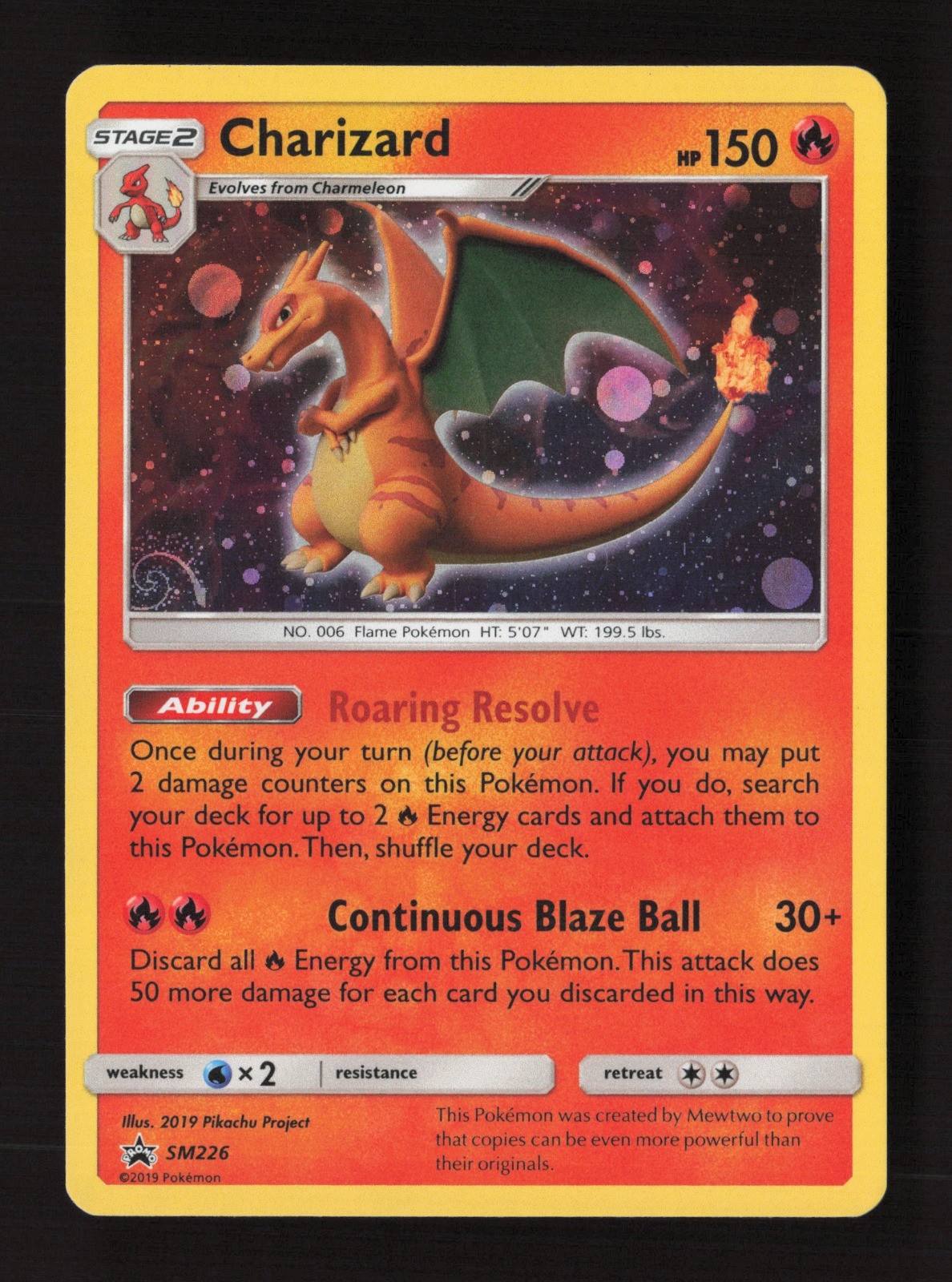 Charizard SM226 Holo SM Promos MP Pokémon TCG
