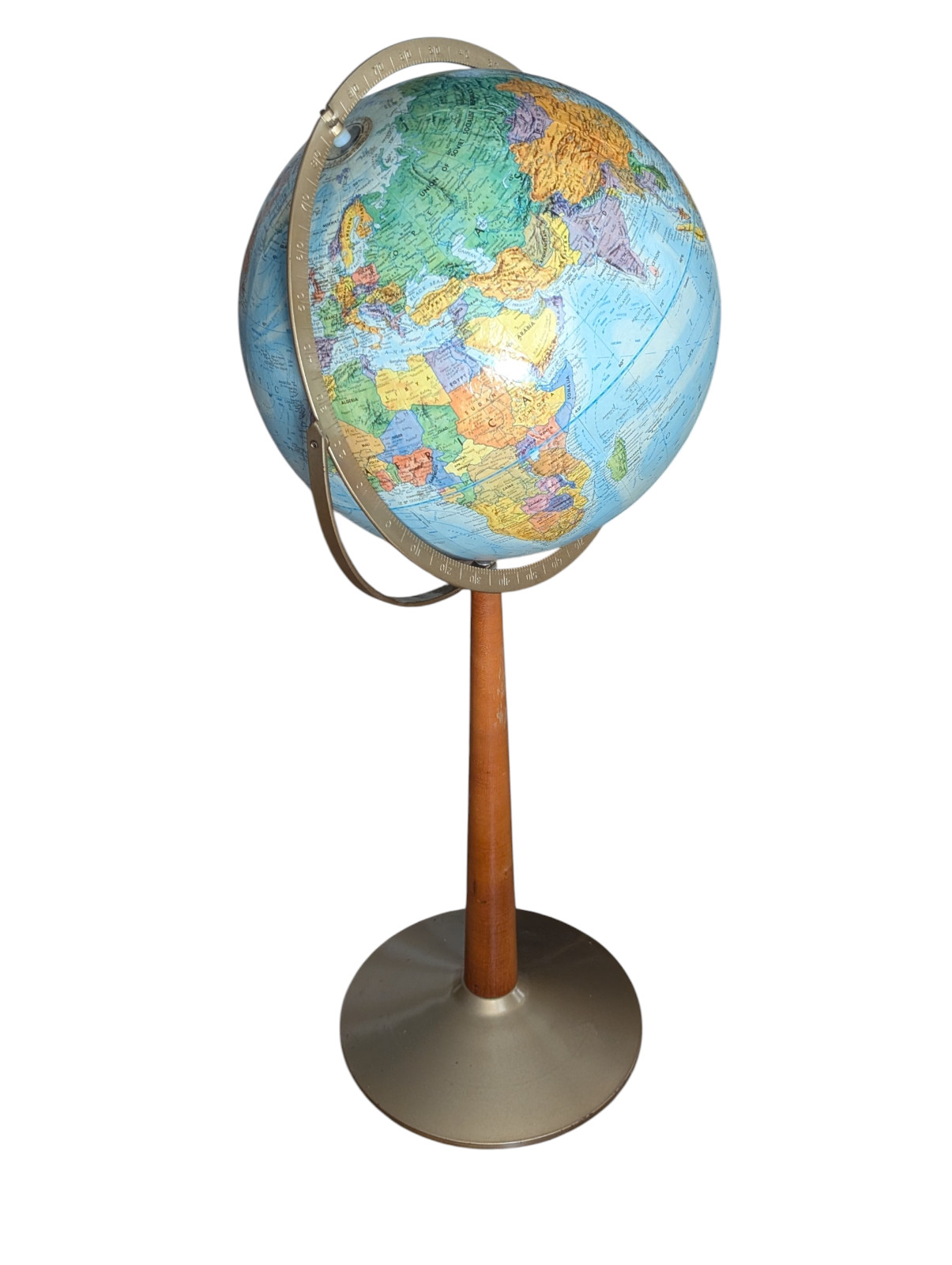 Vintage Mid Century Replogle Globe 12\