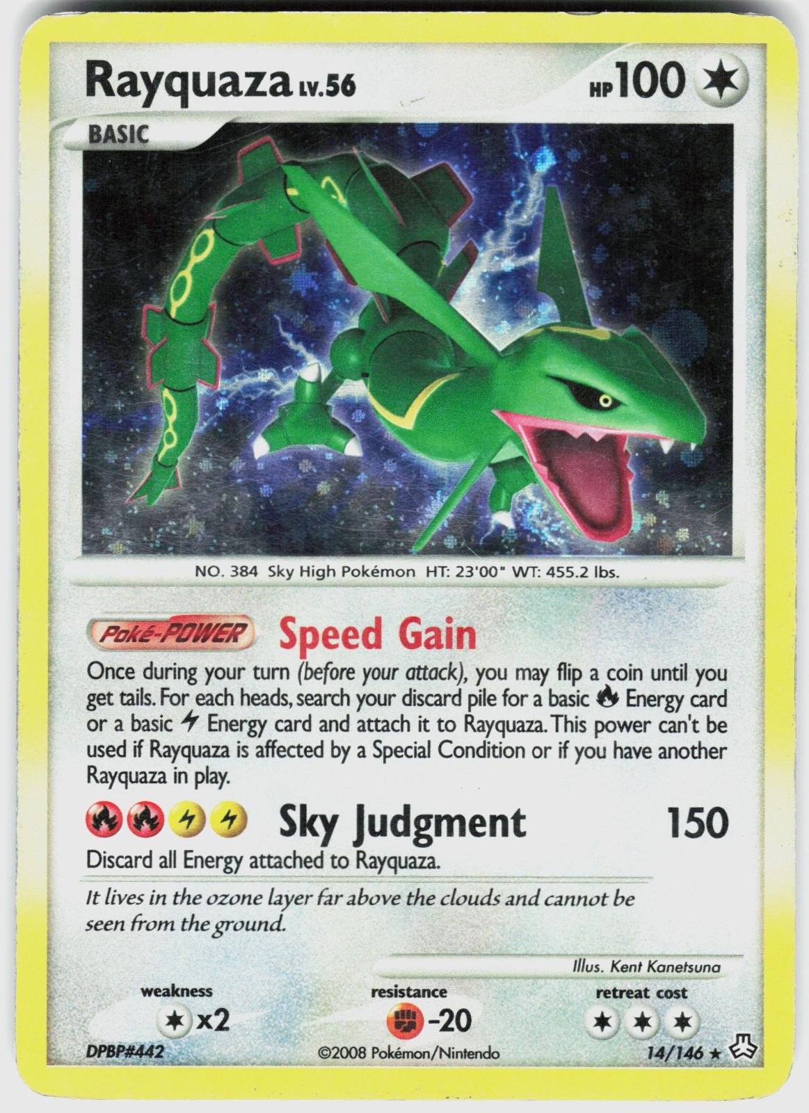 RAYQUAZA 14/146 HOLO POKEMON LEGENDS AWAKENED HP / B12-28