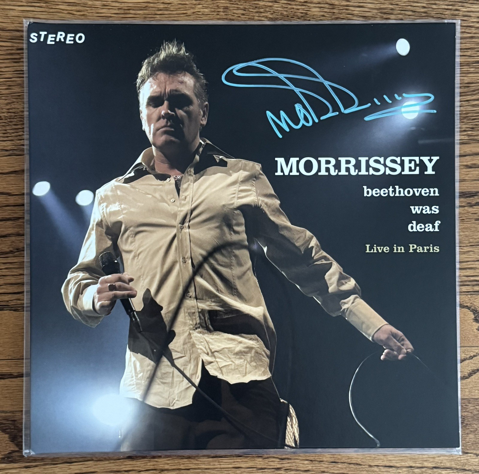 Morrissey - Beethoven Was Deaf Live In Paris SIGNED LP vinyl Las Vegas