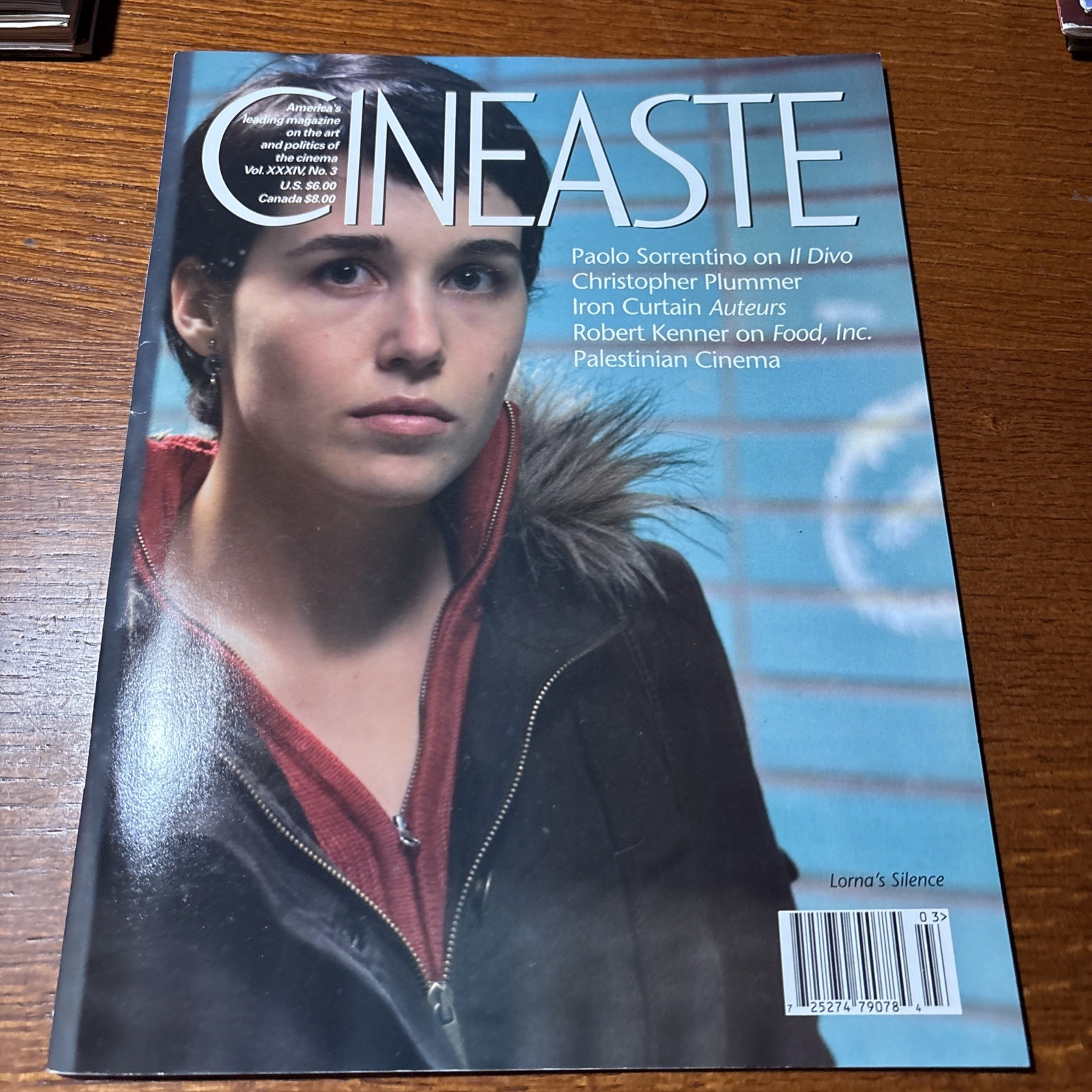 VTG 2009 Cineaste Magazine Paolo Sorrentino Il Divo / Palestinian Cinema Auteurs