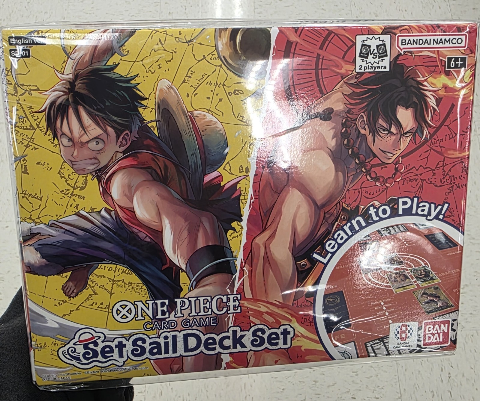 Bandai Namco One Piece Set Sail Deck Kit Learn to Play Factory Sealed 🚚✅