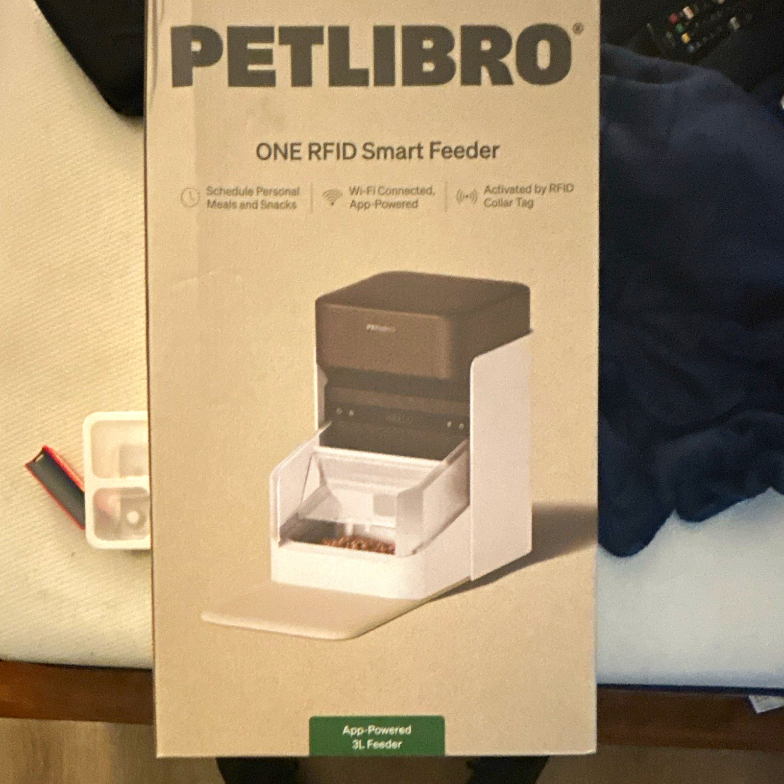 PETLIBRO One RFID Smart Feeder Wi-Fi 3L Brown Automatic Feeder 1 Stainless Bowl