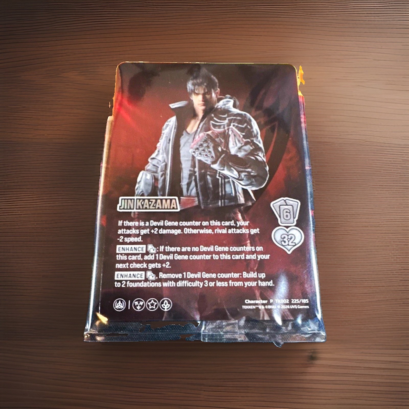 UVS Games UniVersus Tekken 8 Jin Kazama Promo Foil Character Card 225/185 UVS Games UniVersus Tekken 8 Jin Kazama Promo Foil Character Card 225/185