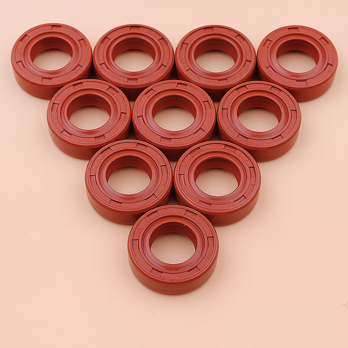 10PCS Oil Dust Seal 12x22x7mm TC Double Lips w/ Spring Metal Case 12mmx22mmx7mm