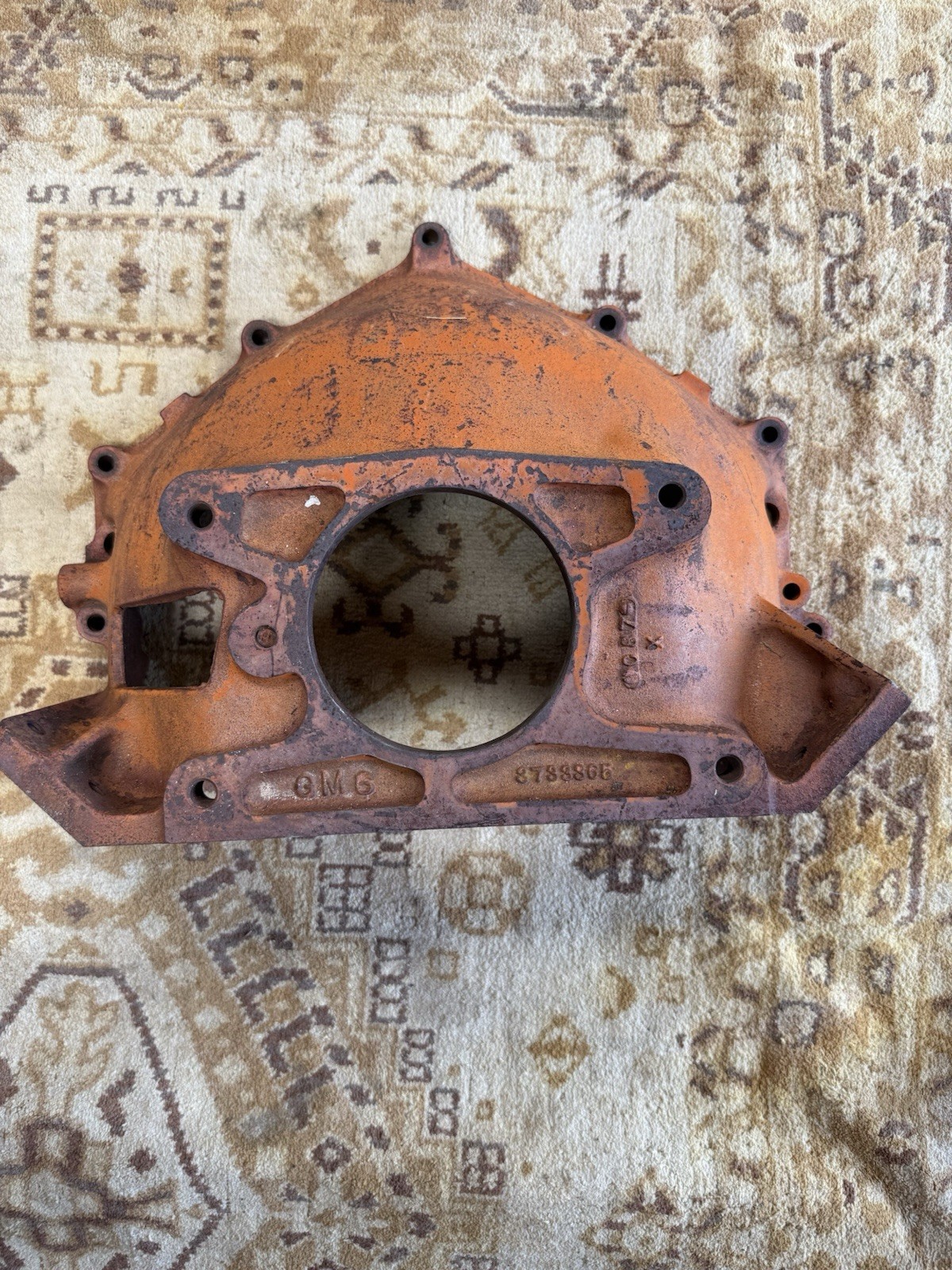 OEM Vintage GMC Truck Cast Iron Bellhousing 3788806 Manual