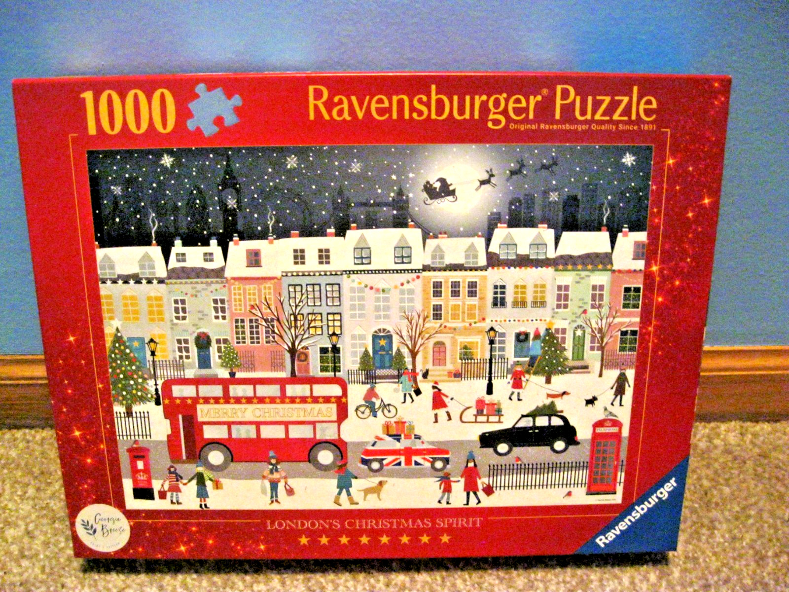 RAVENSBURGER 1000 PIECE PUZZLE LONDON'S CHRISTMAS SPIRIT  2025 PUZZLE IN STOCK