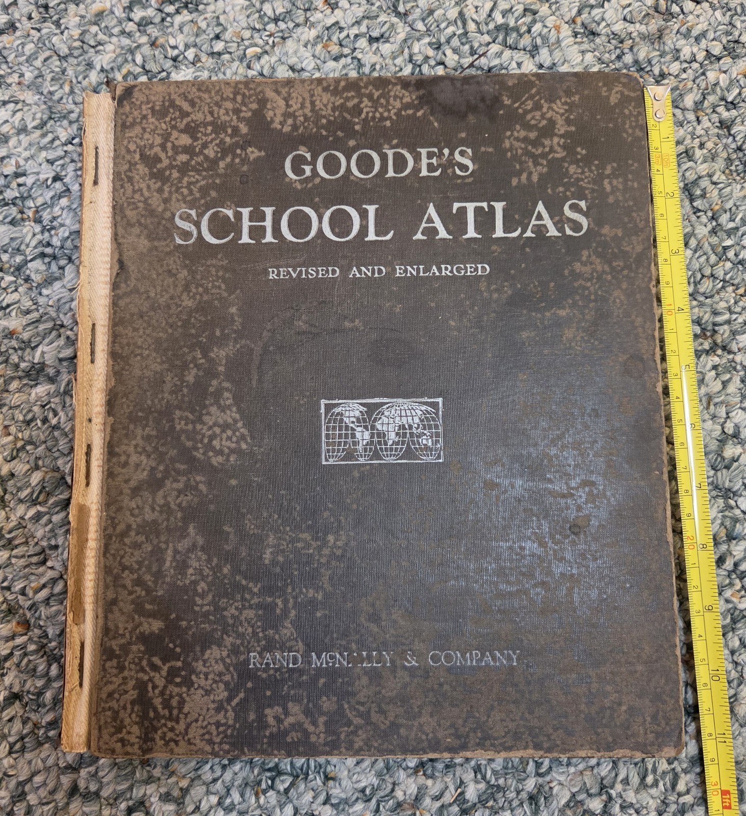 Vintage Goode's School Atlas, Rand McNally, 1948, Hardcover
