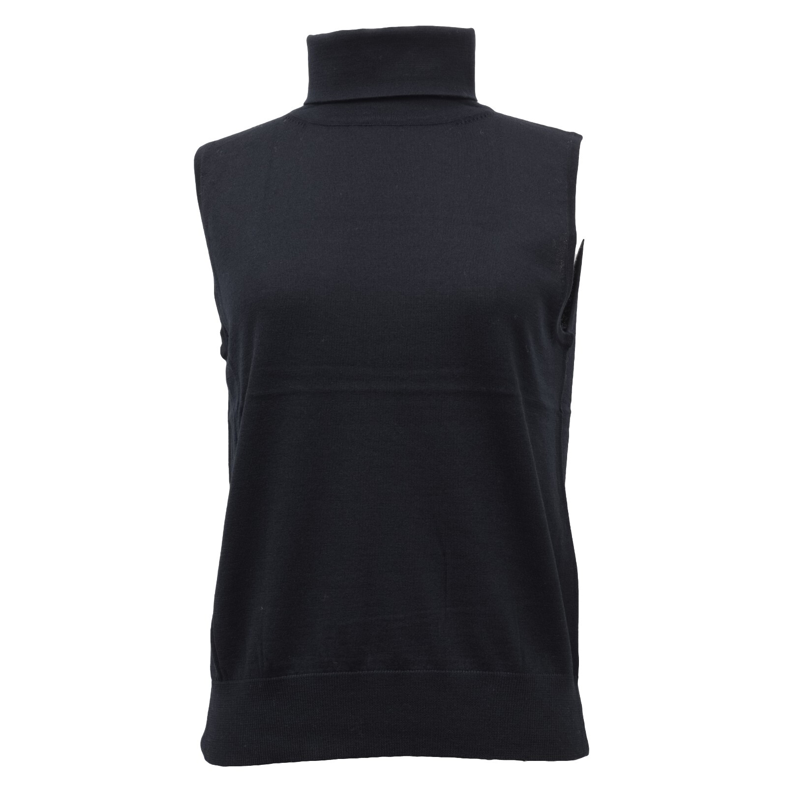 Bally Golf Women\'s Black Roll Neck Sleeveless Shirt 42318 Size EU42/US12 [Large]