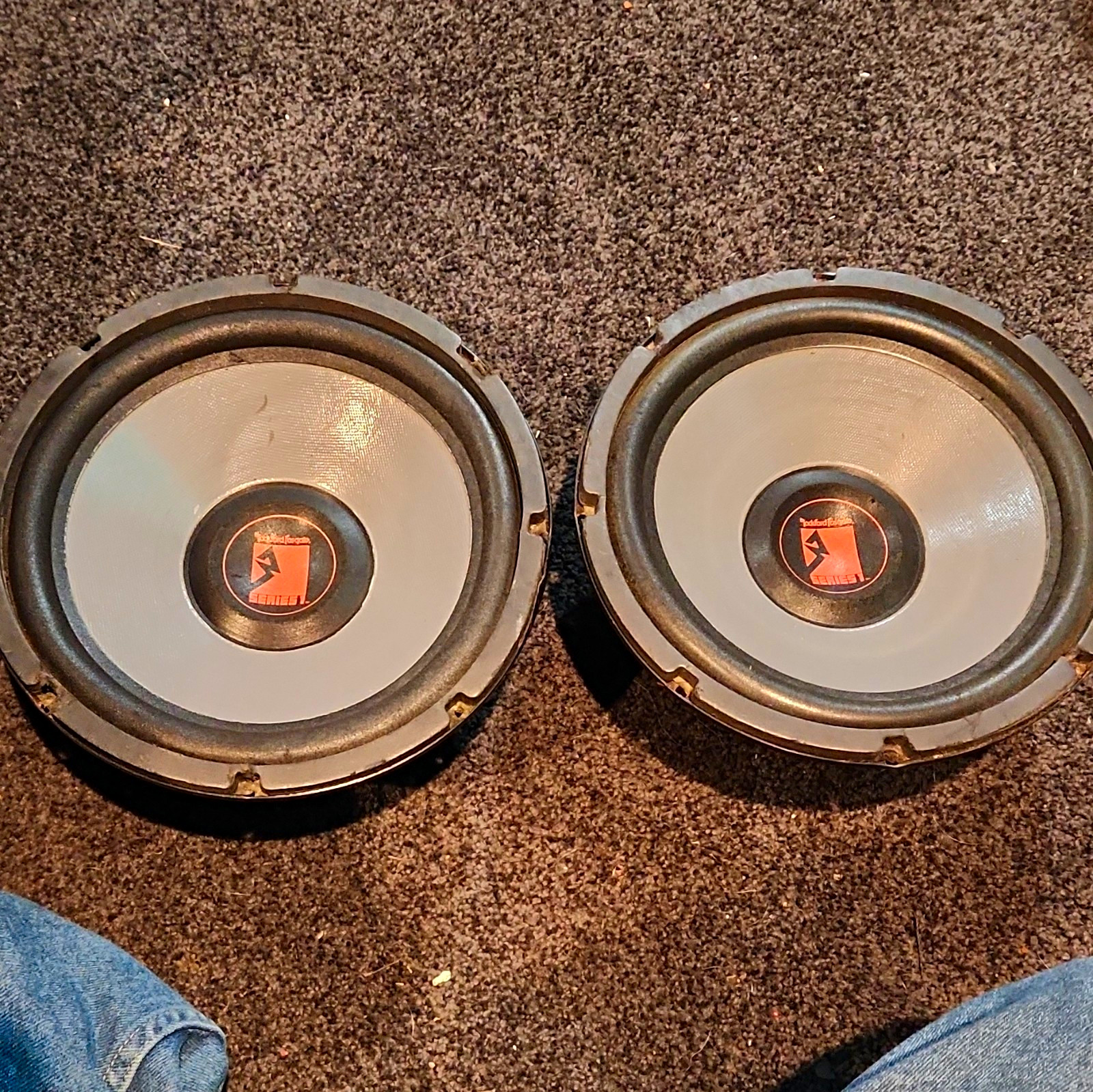 Rare Rockford Fosgate series1 (2)10inch woofers .