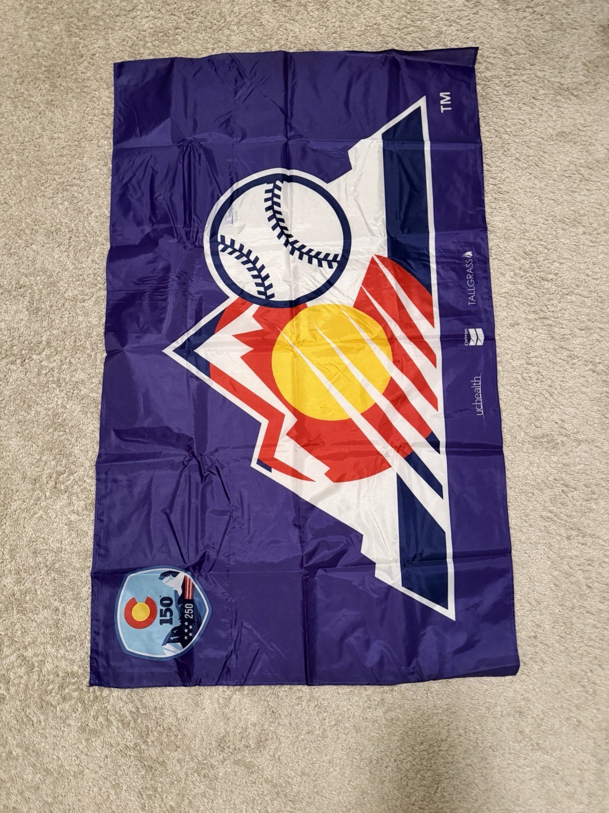Colorado Rockies Wearable Flag Celebrating Colorado’s 150th Birthday
