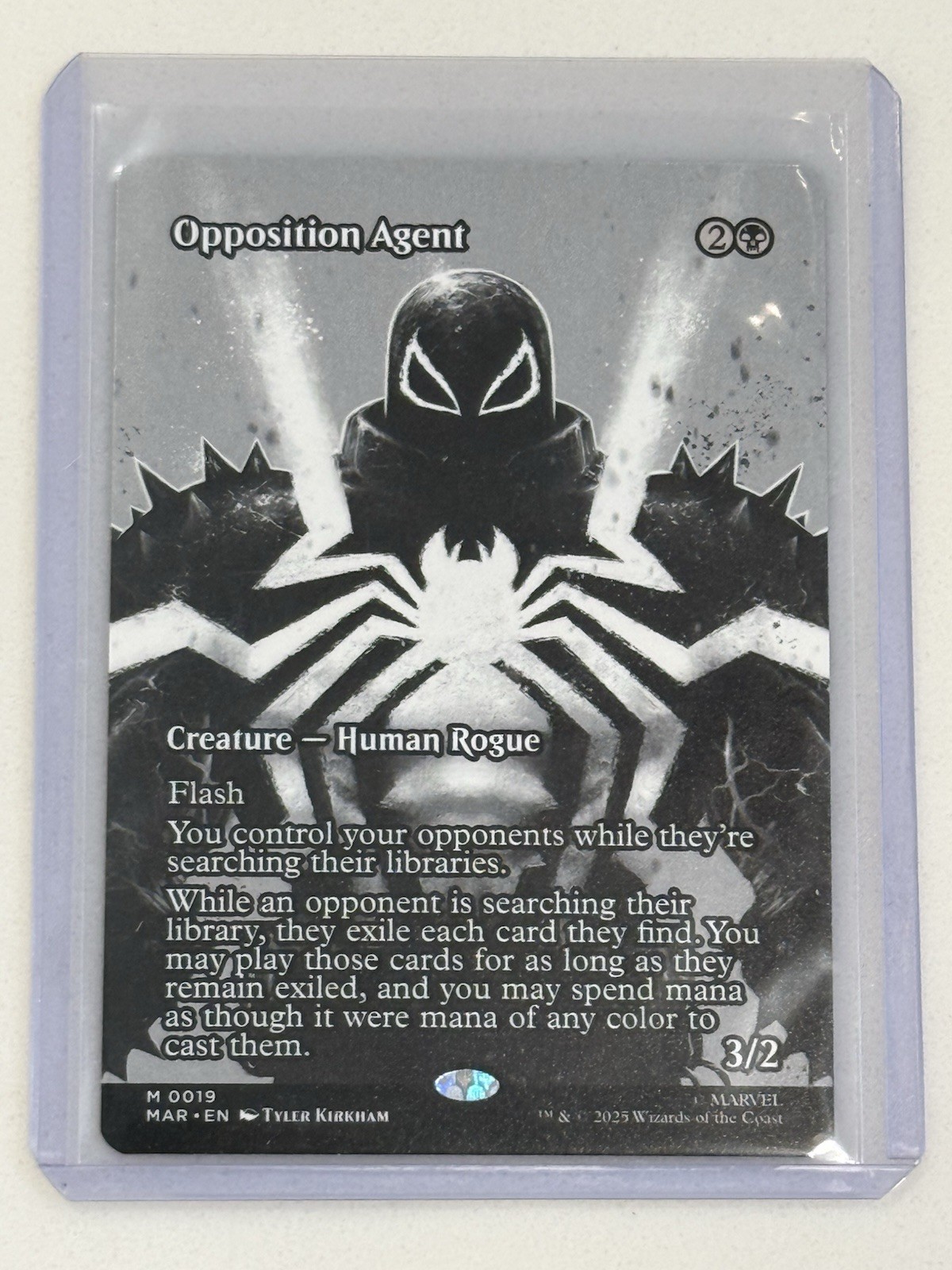 MTG Marvel Universe Eternal-Legal #19 Opposition Agent (Borderless) MTG Marvel Universe Eternal-Legal #19 Opposition Agent (Borderless)