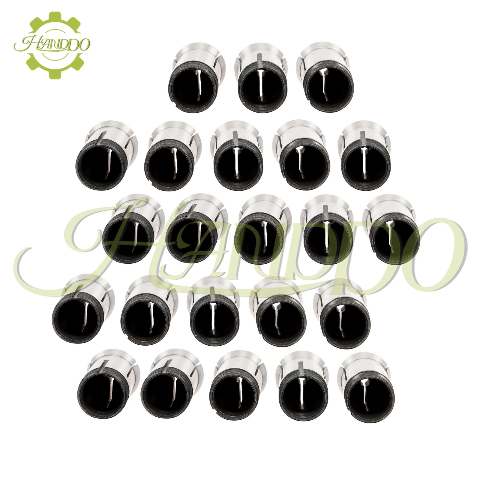 23 Piece Metric 5C Collet Set 3mm - 25mm × 1mm High Precision 0.0005\