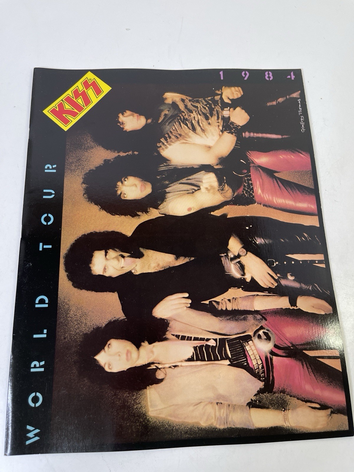 Vintage Kiss Lick It Up 1984 World Tour Book Program Vintage Kiss Lick It Up 1984 World Tour Book Program