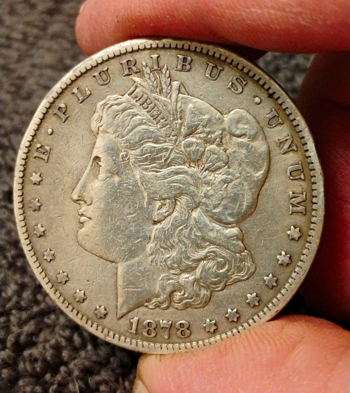 1878-CC Morgan Silver Dollar $1 Carson City Mint Silver 0.900