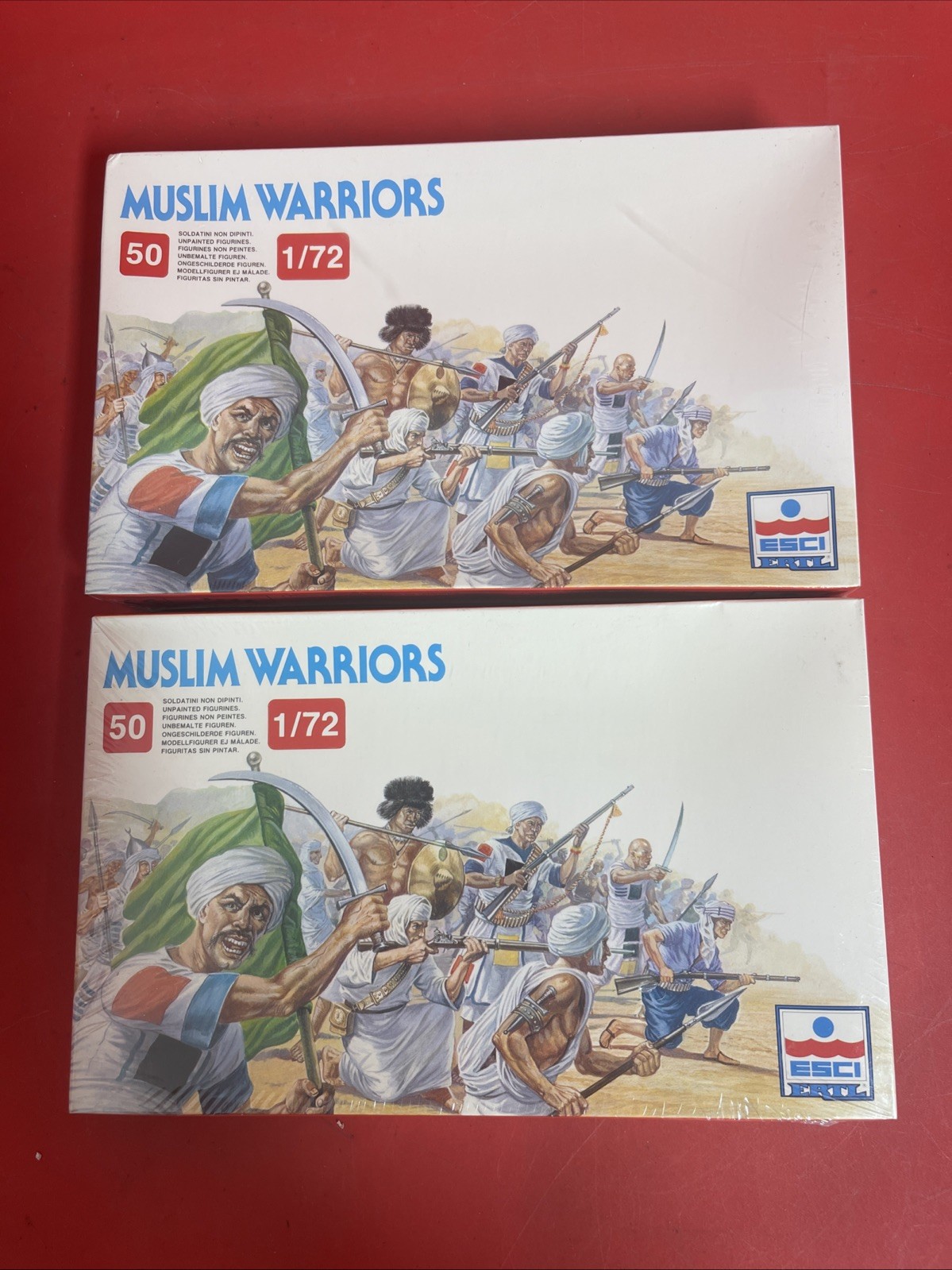 Vintage ESCI ERTL 1/72 MUSLIM WARRIORS #238 Lot 2 Vintage ESCI ERTL 1/72 MUSLIM WARRIORS #238 Lot 2