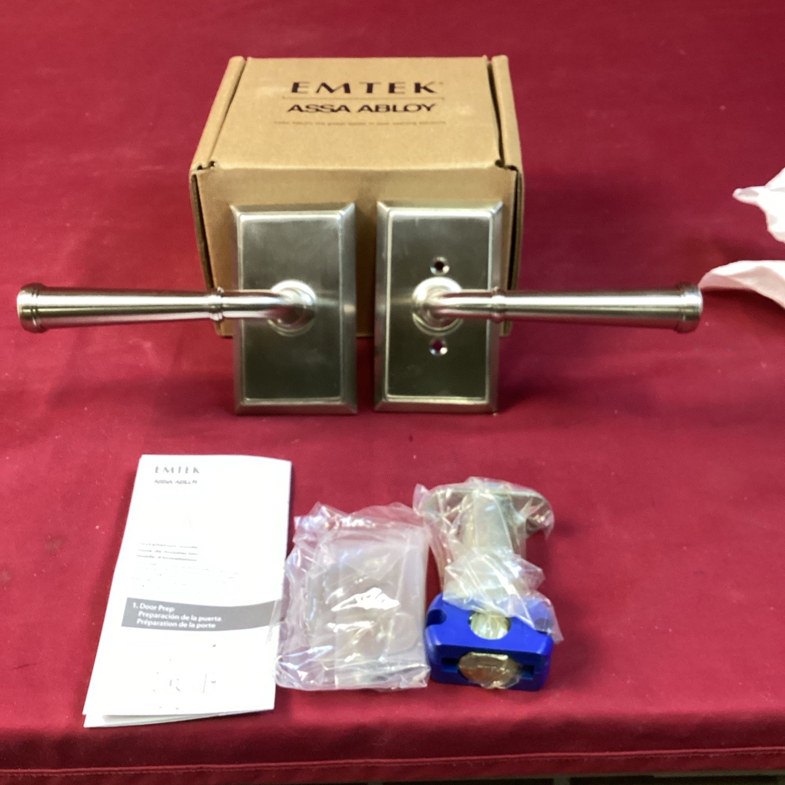 EMTEK 8121MELHUS15 PASSAGE LEVER SET