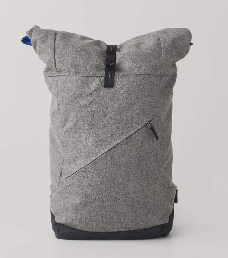 Lululemon Urbanathalon Roll Top Backpack 35L Gray Wool Tricot M9418S