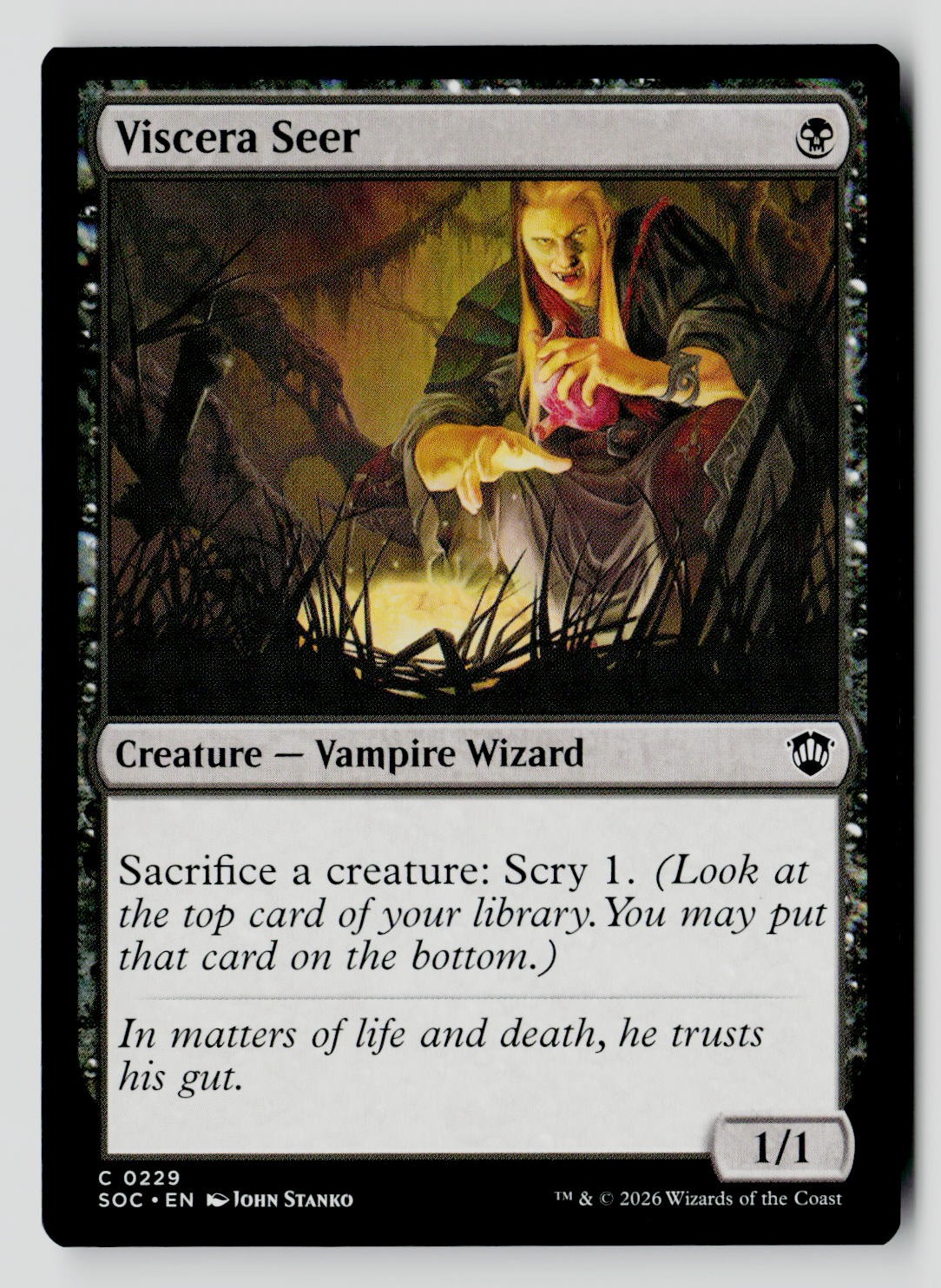Viscera Seer 229 C MTG SOC NM