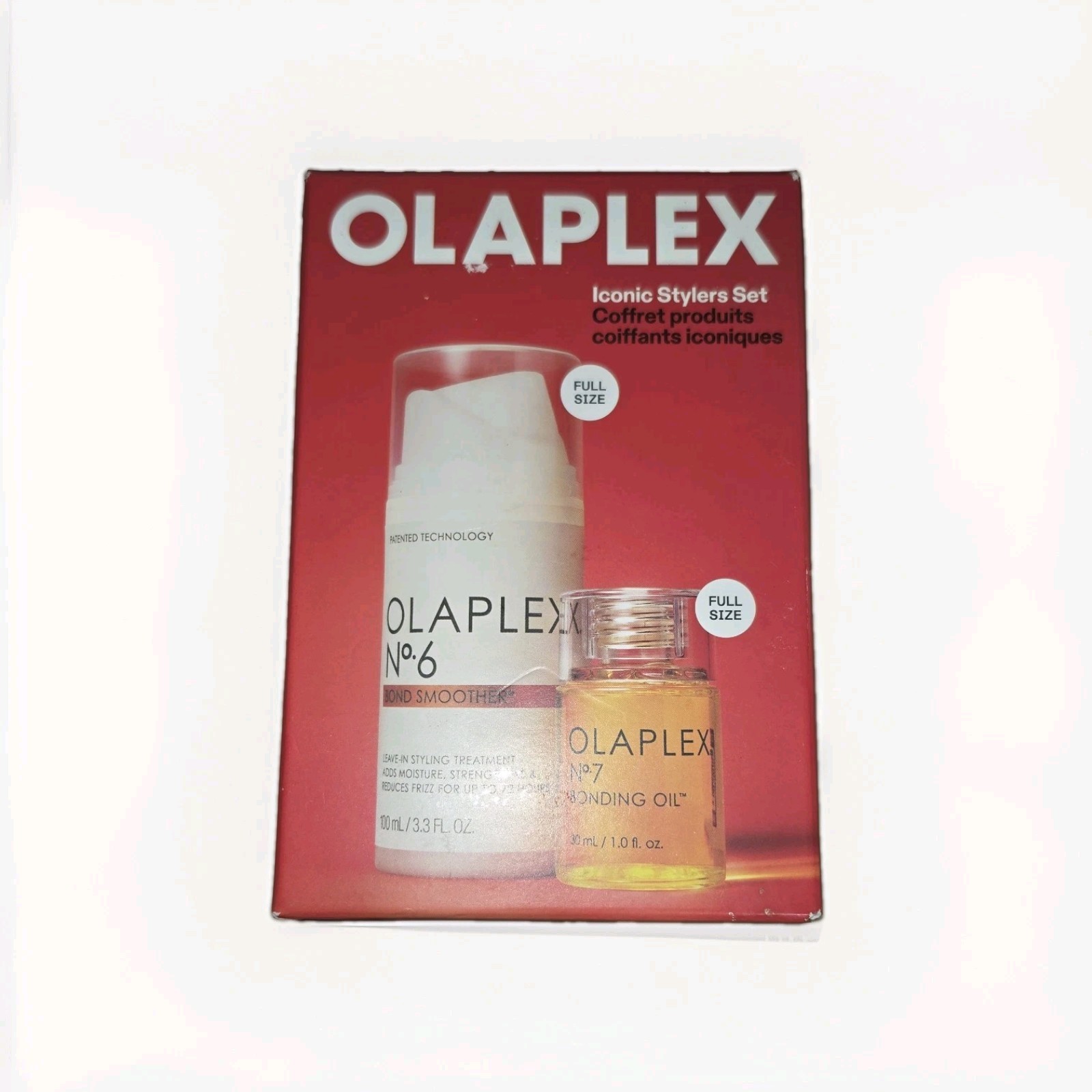 Olaplex The Iconic Stylers Set Treatment No 6 & No 7 Oil New In Box Duo 