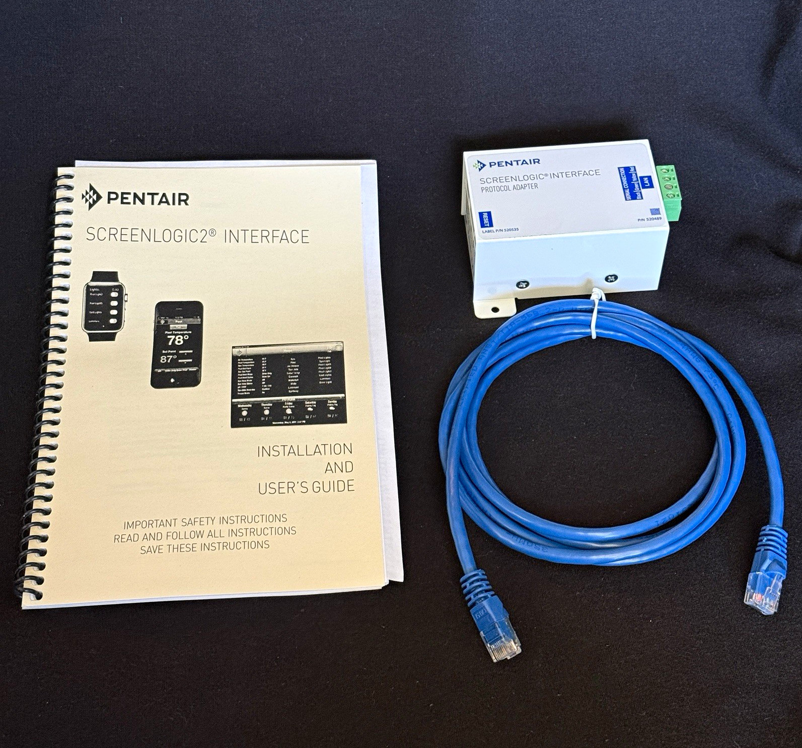 Pentair 520500 ScreenLogic2 Interface / Protocol Adapter Kit– NEW Opened Box OEM