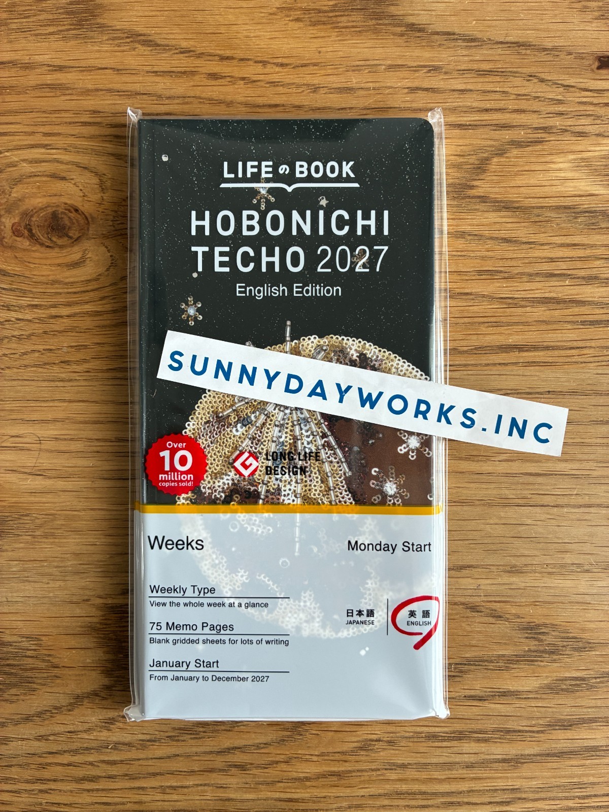 Hobonichi Techo 2027 Tanaka Daisuke Starlight Planner Weeks English Edition New