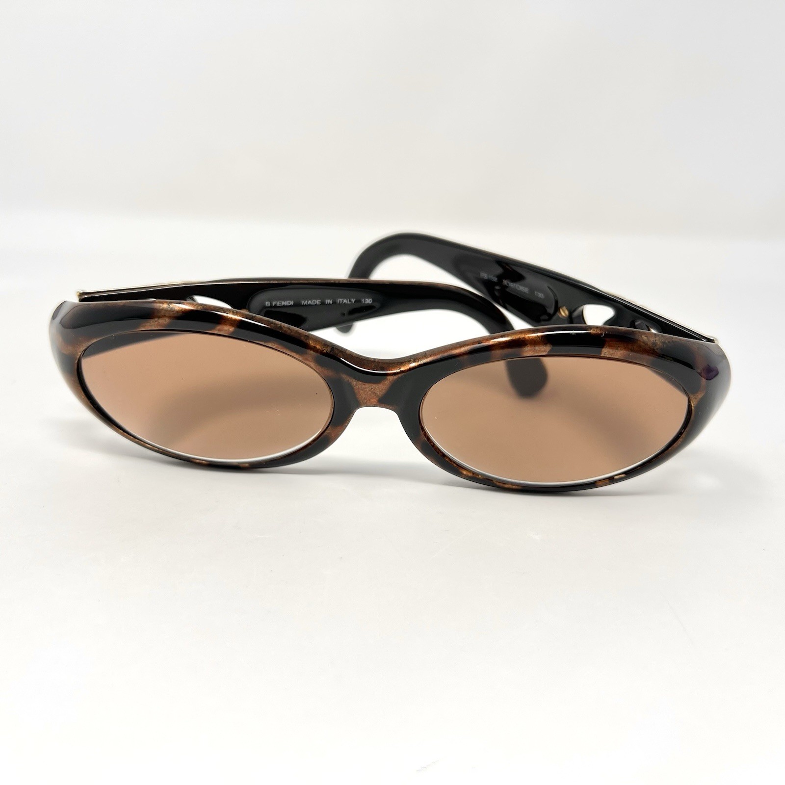 Vintage Women\'s Fendi FS158 Tortoise Sunglasses Italy 90s Y2K Vintage Women\'s Fendi FS158 Tortoise Sunglasses Italy 90s Y2K