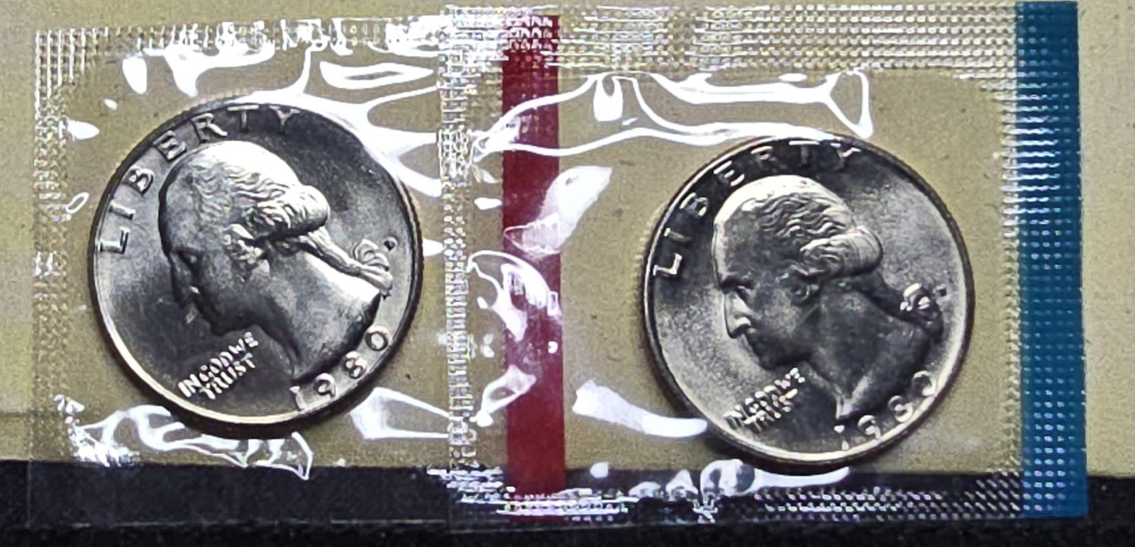 1980 P & D Washington Quarter 25C Philadelphia Denver