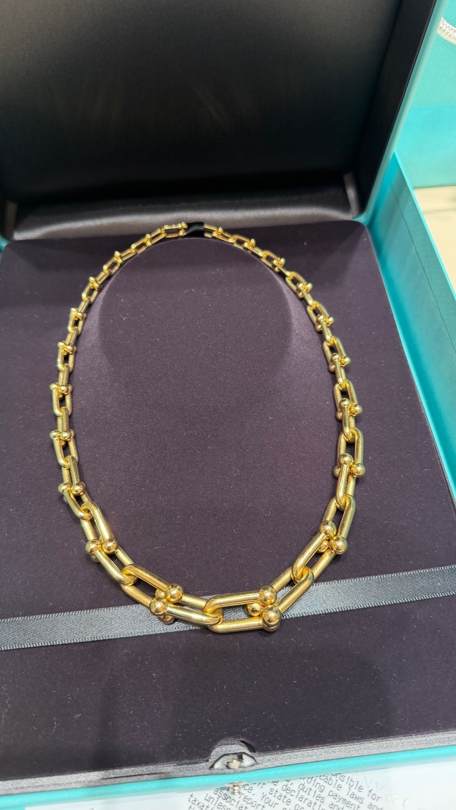 Tiffany HardWare SKU 38086766 18K/750 yellow 18\