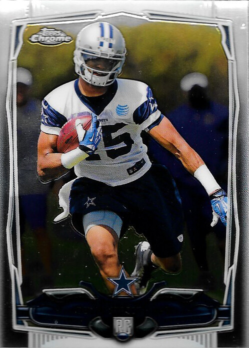 2014 Topps Chrome #127 Devin Street RC - Dallas Cowboys Rookie
