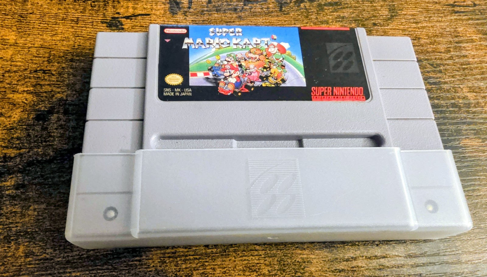 Super Mario Kart Nintendo\'s Racing. SNES Super Nintendo Authentic. Tested Works Super Mario Kart Nintendo\'s Racing. SNES Super Nintendo Authentic. Tested Works